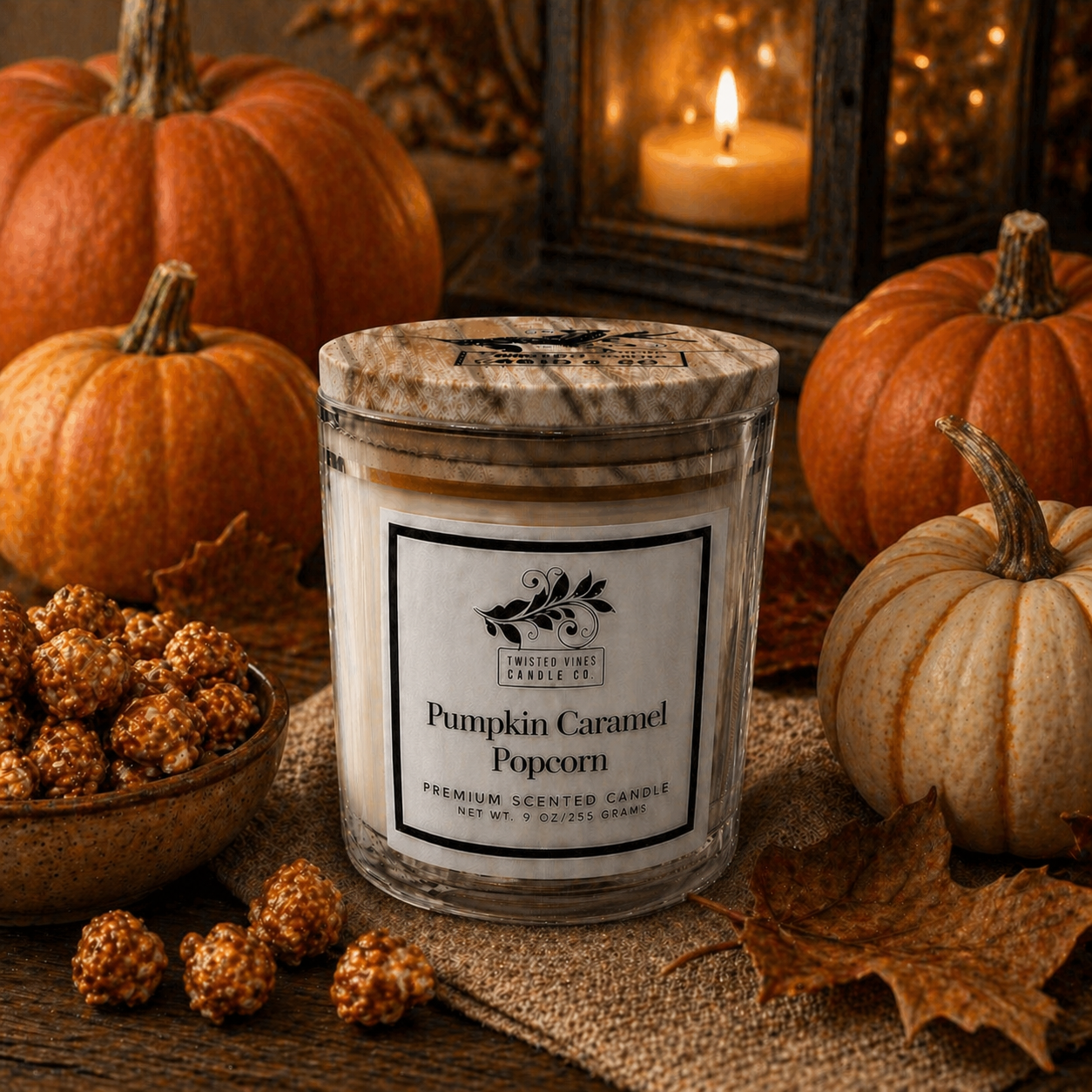 Pumpkin Caramel Popcorn