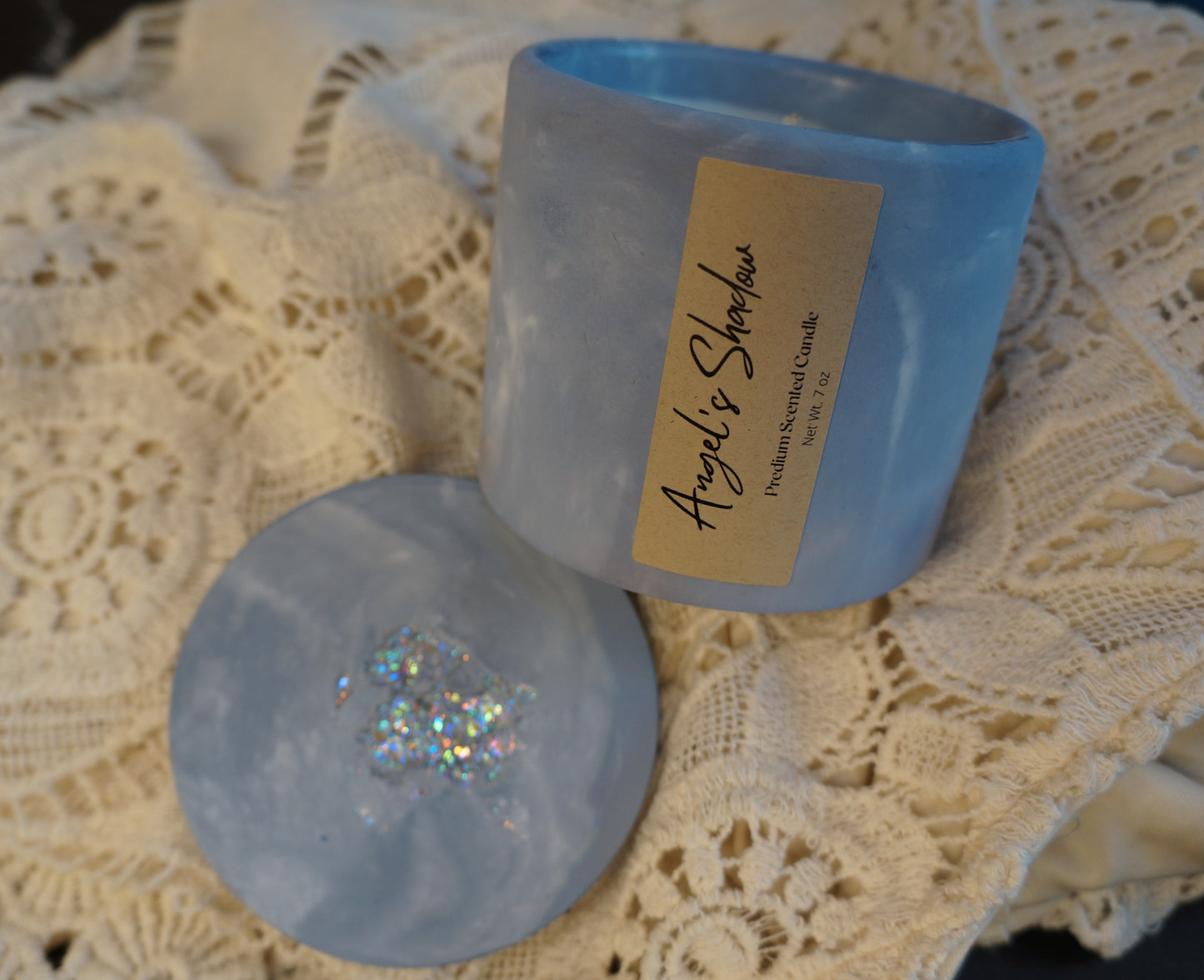 Angel's Shadow 7 oz Concrete Candle