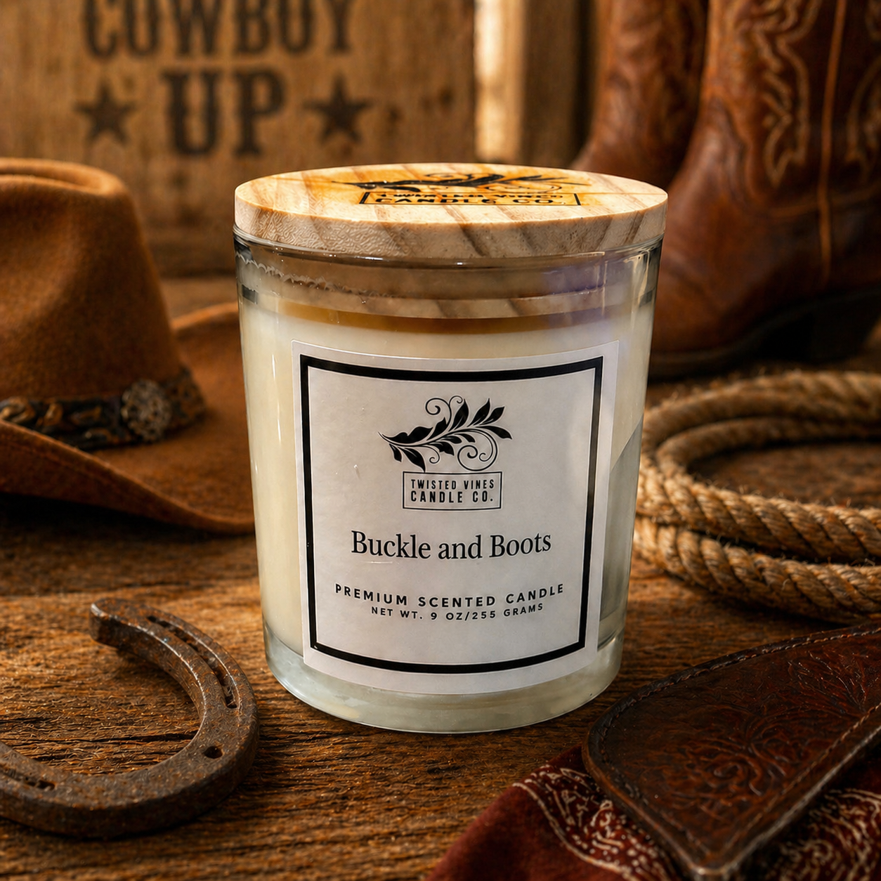 Buckle & Boots Premium Scented Candle