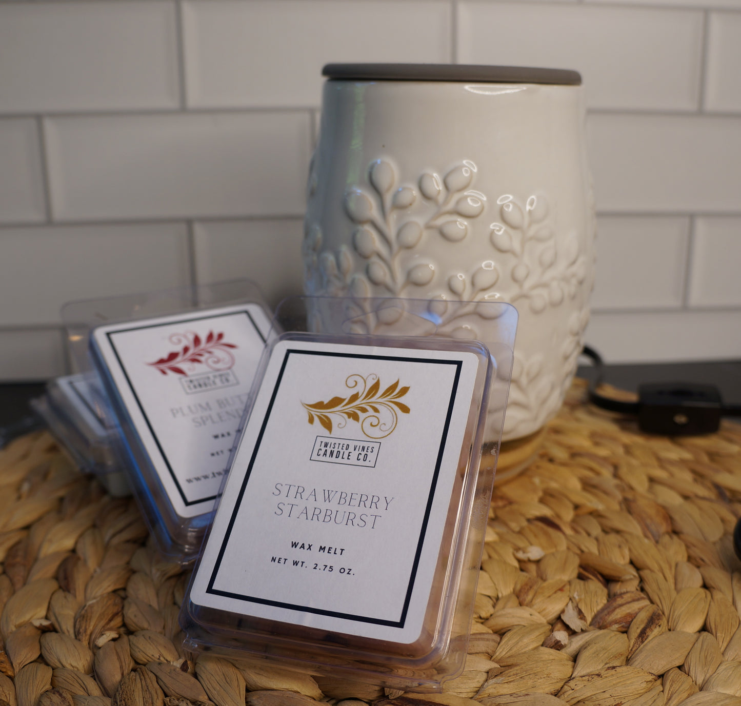 Candle Warmer with removable silicone cup